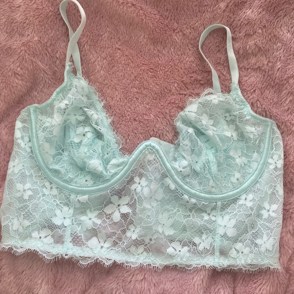 Victoria's Secret Other - Light Blue Lace Sheer Victoria’s Secret Bra